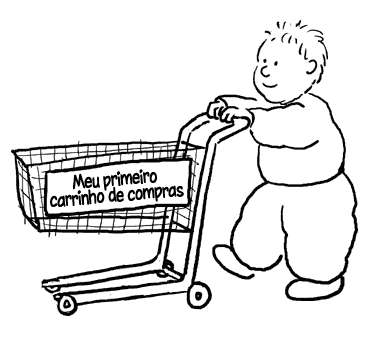 Carrinho de compras de beb&ecirc;