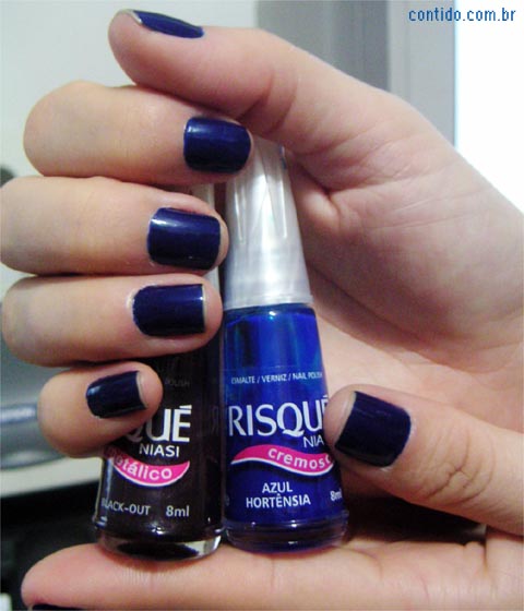 Esmalte Risqu&eacute; parecendo Chanel