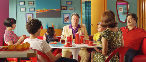 A fam&iacute;lia sempre ao lado de Speed Racer.