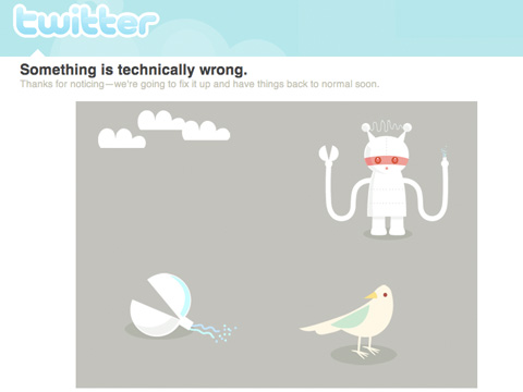 Twitter: algo est&aacute; tecnicamente errado